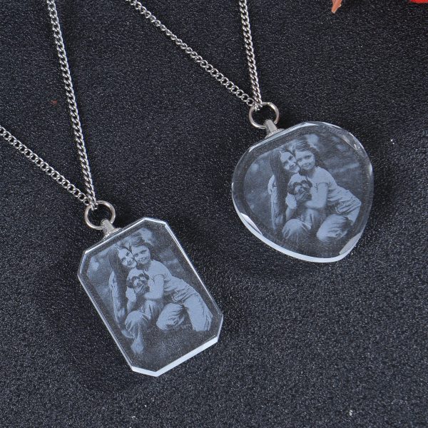 Personalized Crystal Photo Necklace Supply - Image 3