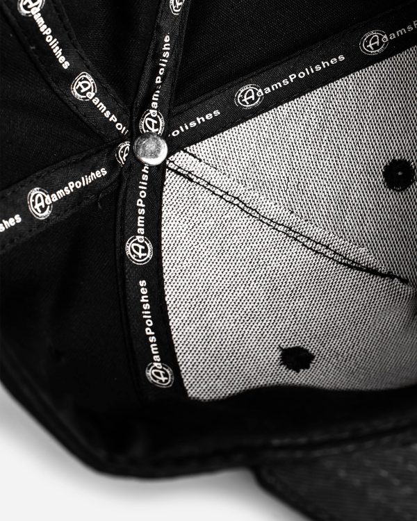Adam s Black Gray Snapback - Black Patch For Sale - Image 5