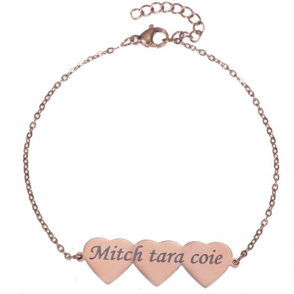 Personalized Family Name Heart Bracelets Online now - Image 2