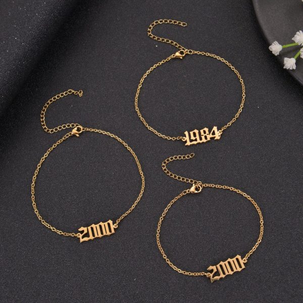 Personalized Birth Year Bracelets Online Hot Sale - Image 2