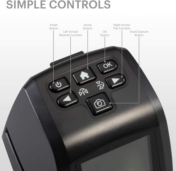 Kodak Mini Digital Film and Slide Photo Scanner, Negatives and Slides Photos Viewer and Projector For Discount - Image 3