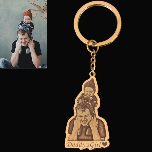 Custom Photo Engraved Keychain Online Hot Sale - Image 4