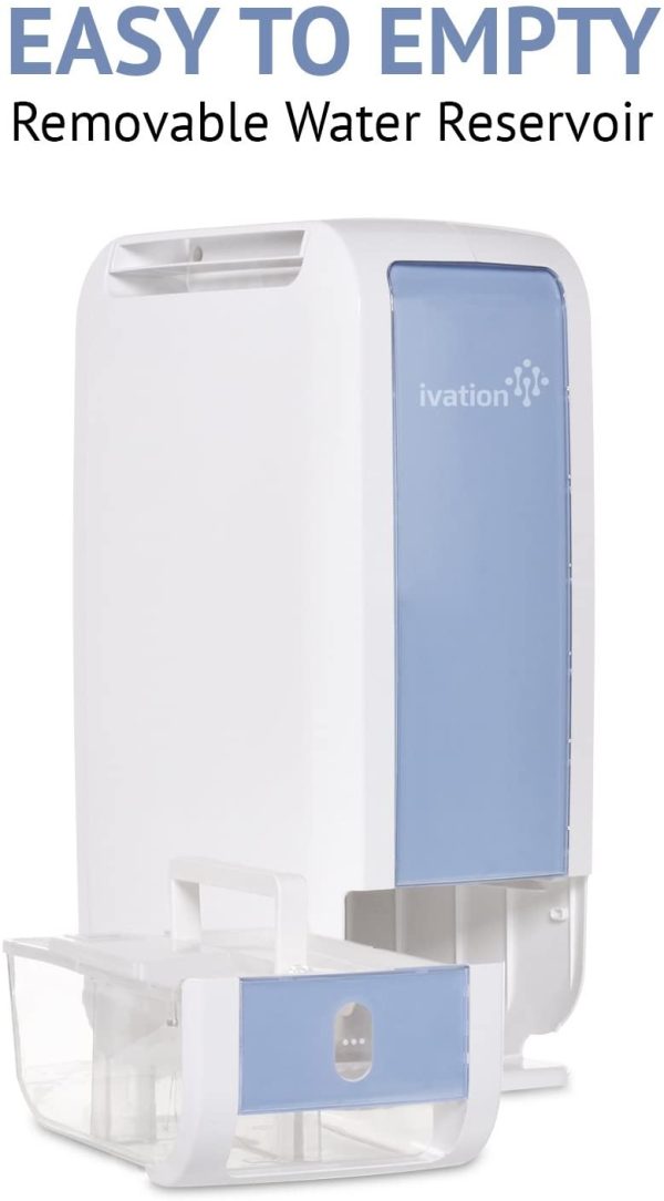 13 Pint Desiccant Dehumidifier with Drain Hose, Quiet & Small Dehumidifier For Rooms up to 270 Sq Ft Sale - Image 2