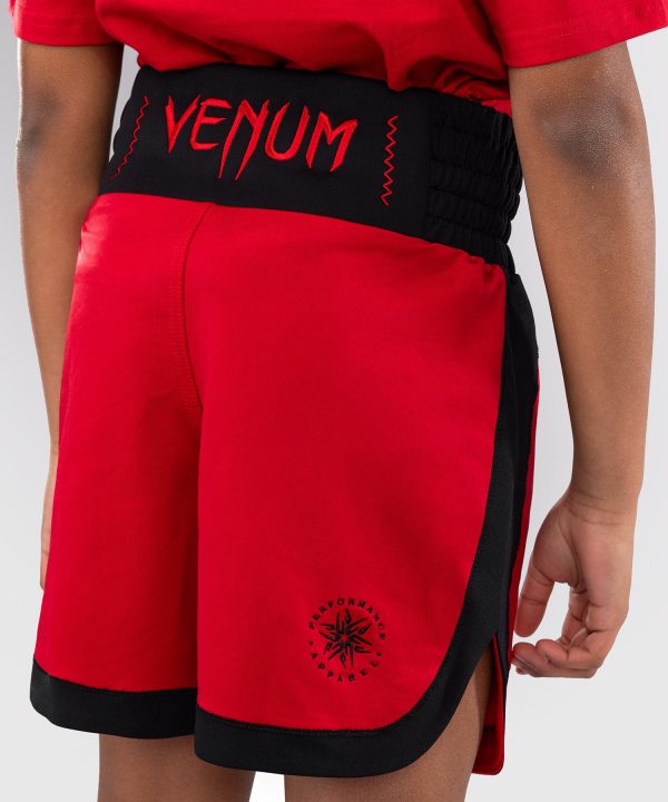 Venum Classic Kids Boxing Shorts - Cherry Red Online Sale - Image 4