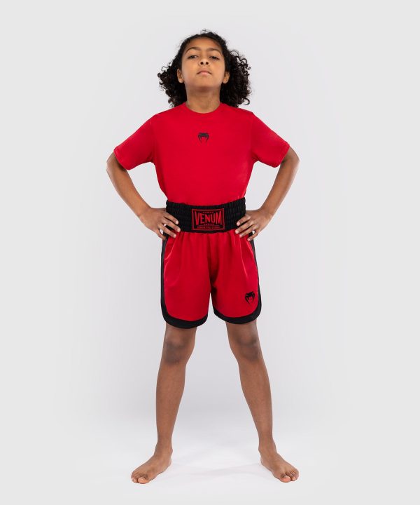 Venum Classic Kids Boxing Shorts - Cherry Red Online Sale