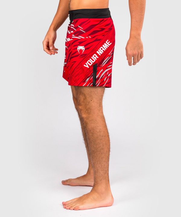UFC Fusion by Venum Personalized Authentic Fight Night Men s Fight Short - Short Fit - Red Supply