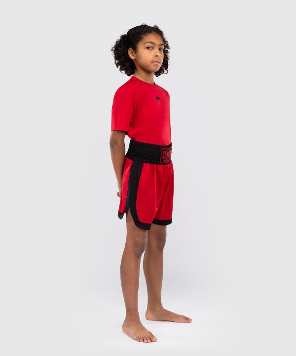 Venum Classic Kids Boxing Shorts - Cherry Red Online Sale - Image 2