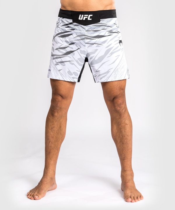 UFC Fusion by Venum Personalized Authentic Fight Night Men s Fight Short - Short Fit - White For Cheap - Image 2