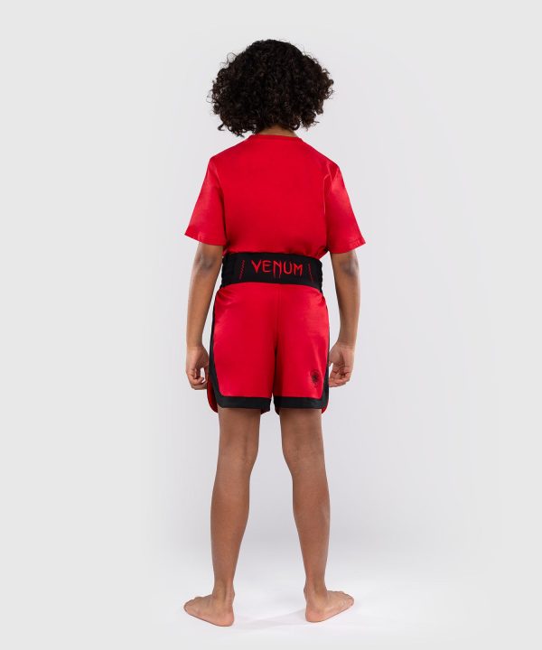 Venum Classic Kids Boxing Shorts - Cherry Red Online Sale - Image 3